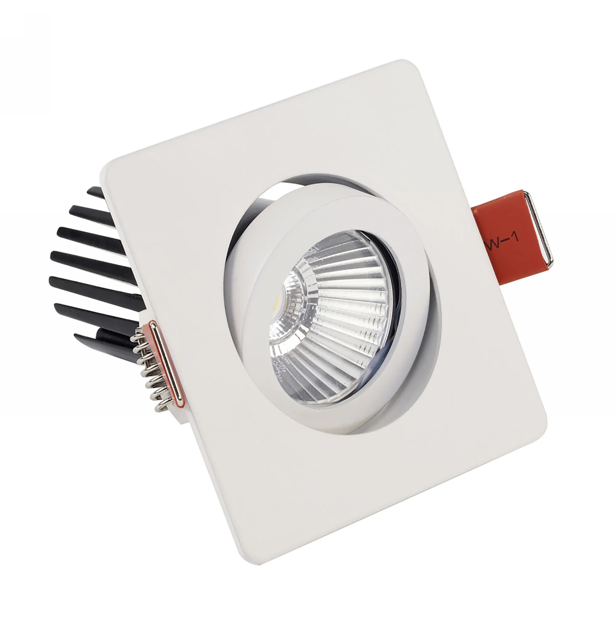 DX200190  Bare S 12, 12W Adjustable Recessed 1000lm 25° 3000K IP20/IP44